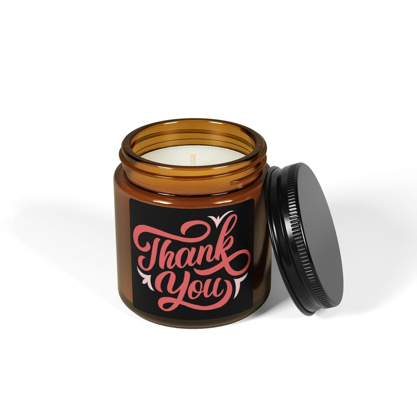 Thank You Scented Soy Candle, Gratitude Candle Gift, Aromatherapy Jar, Home Decor, Relaxation Gift, Unscented Option, Eco-friendly and non-toxic ingredients