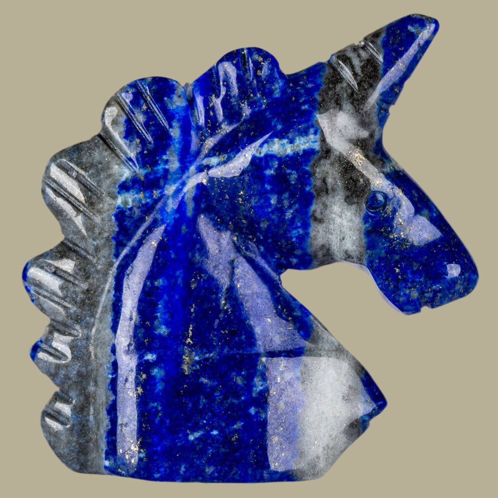 GEMSTONE UNICORNS 1.5inch carved figures