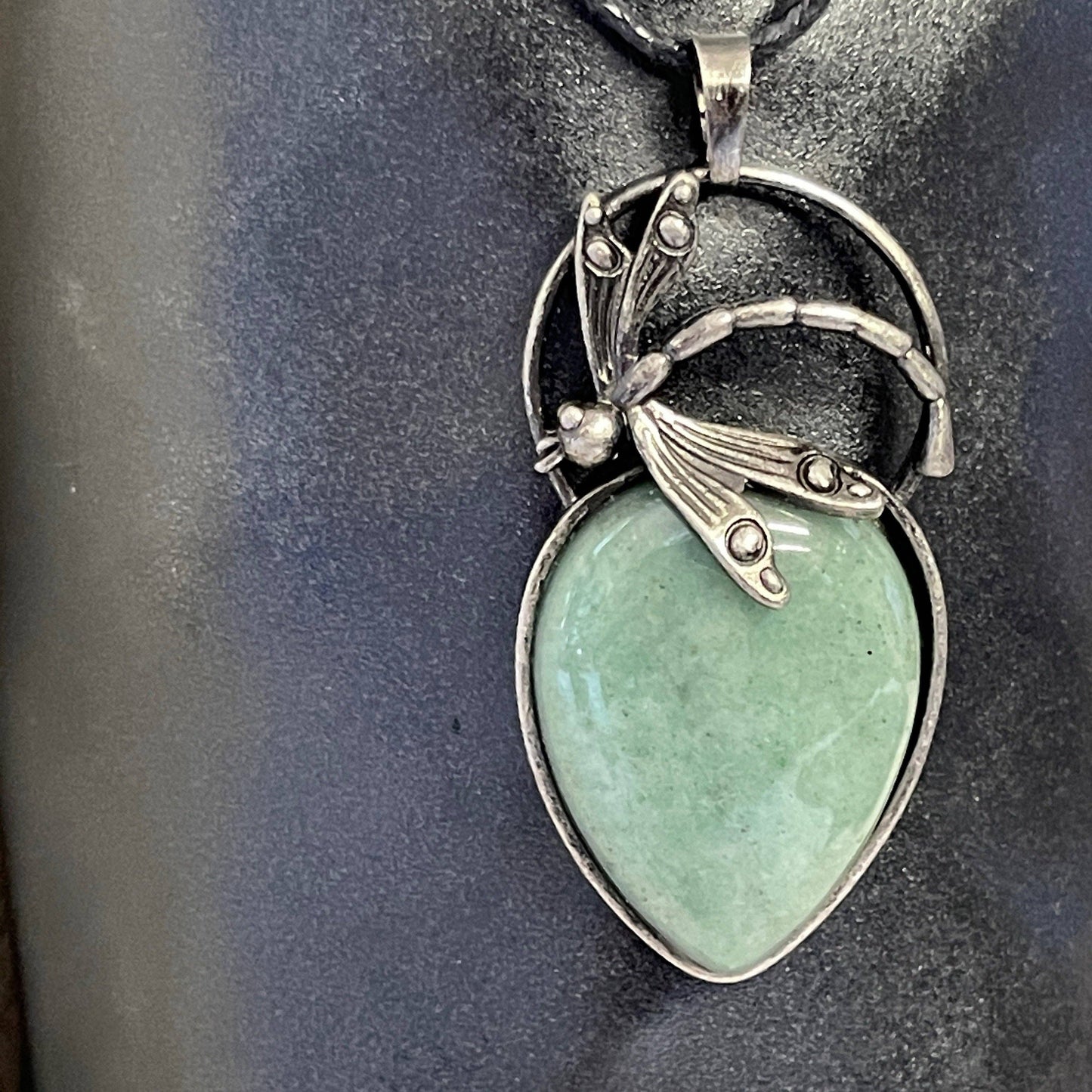 Peace Love Bling - Dragonfly Gemstone Pendant Necklace