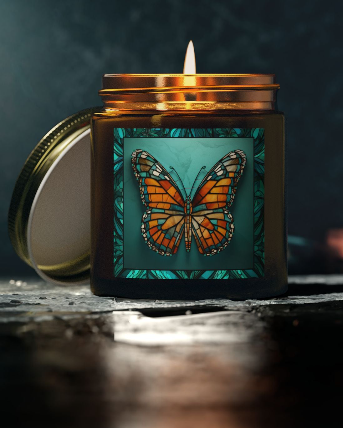 Butterfly Lovers Soy Candle,  9 Scents to choose from, Great Gift Ideas, Celebrate Housewarming, Eco-friendly and non-toxic ingredients