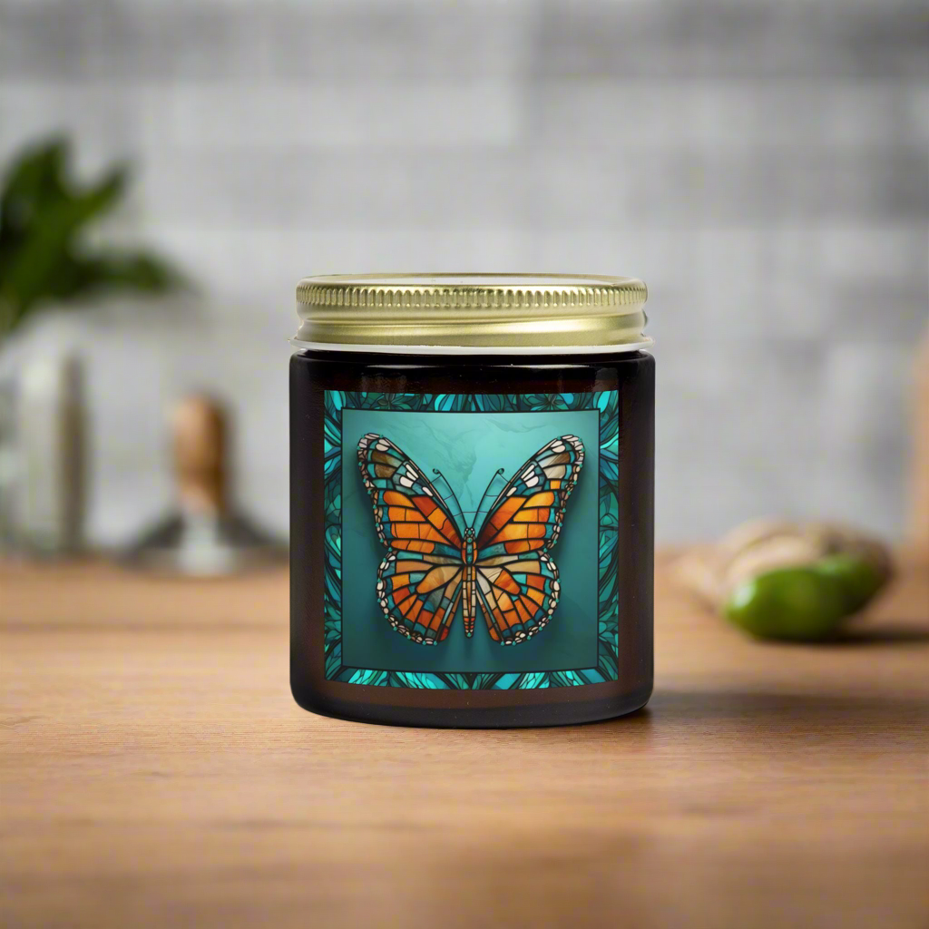 Butterfly Lovers Soy Candle,  9 Scents to choose from, Great Gift Ideas, Celebrate Housewarming, Eco-friendly and non-toxic ingredients