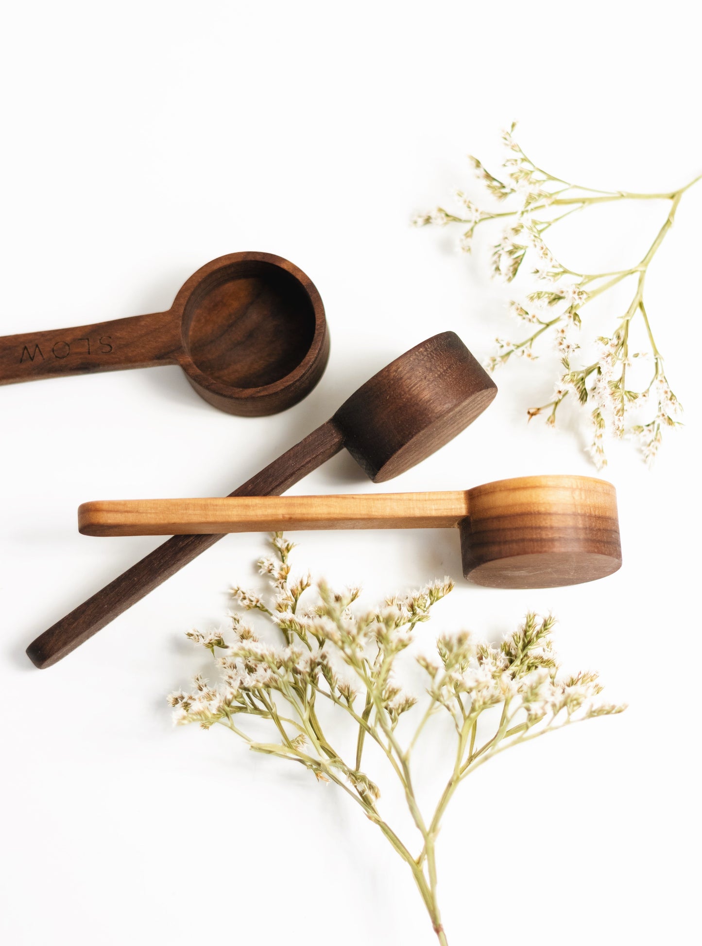 Elegant Wooden Scoops - Black Walnut