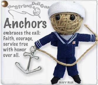 Anchors String Doll Keychain
