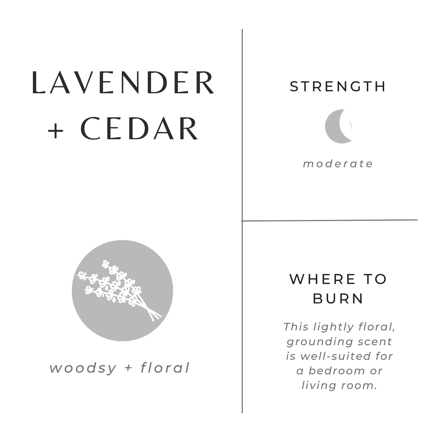 Botanical Candle Lavender + Cedar