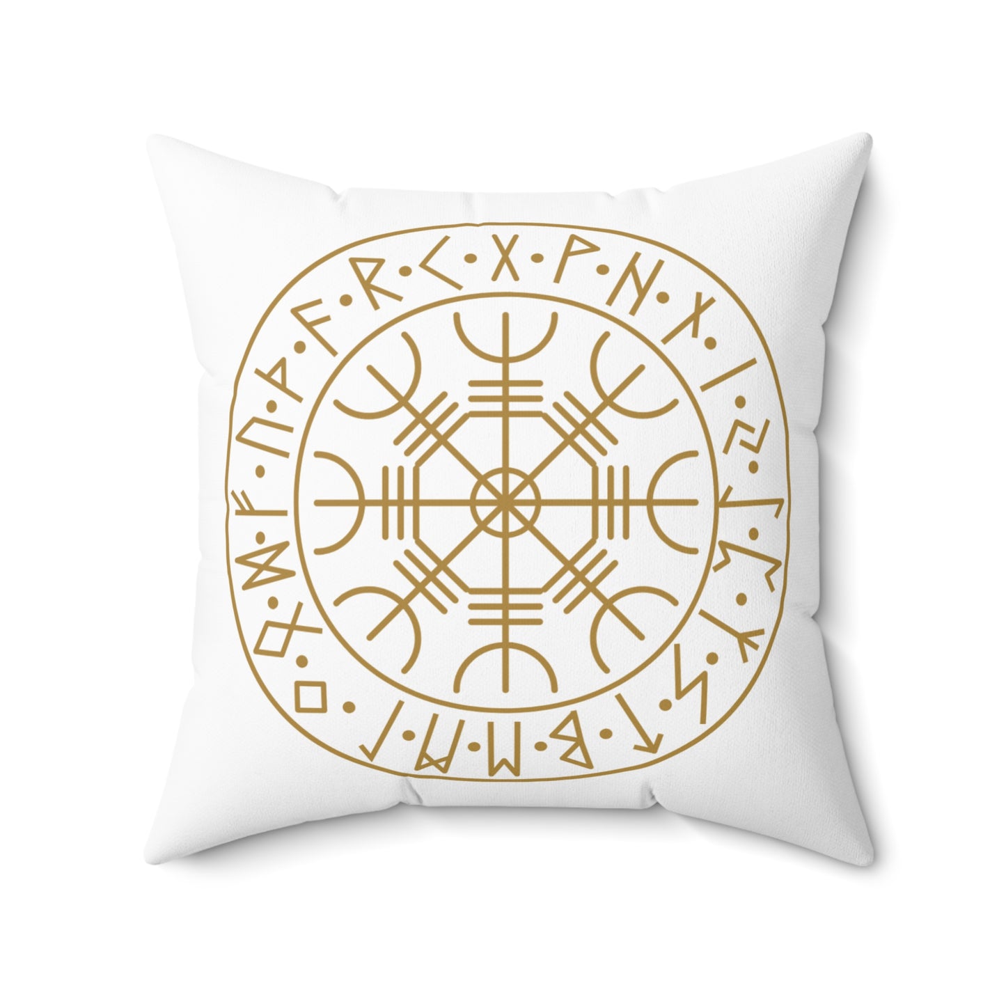 Vegvisir Compass Pillow | Norse Rune Compass Decorative Pillow