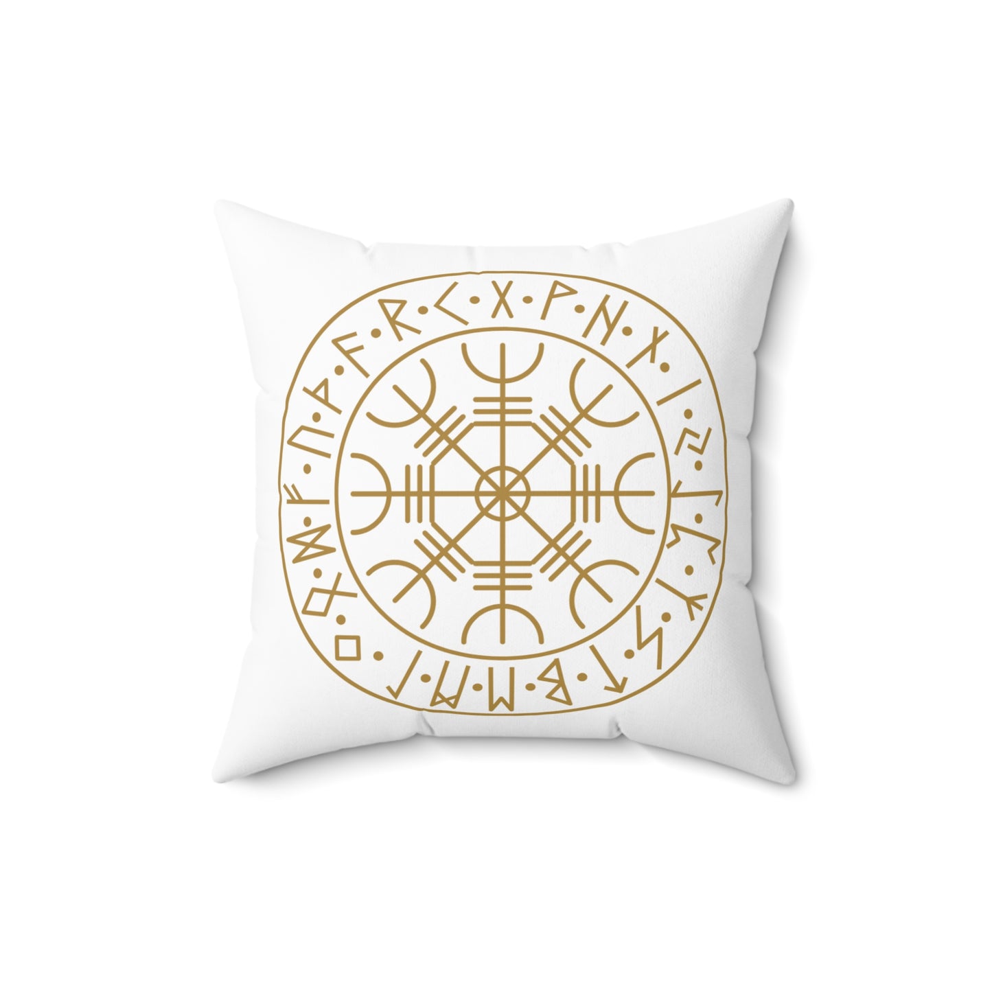 Vegvisir Compass Pillow | Norse Rune Compass Decorative Pillow
