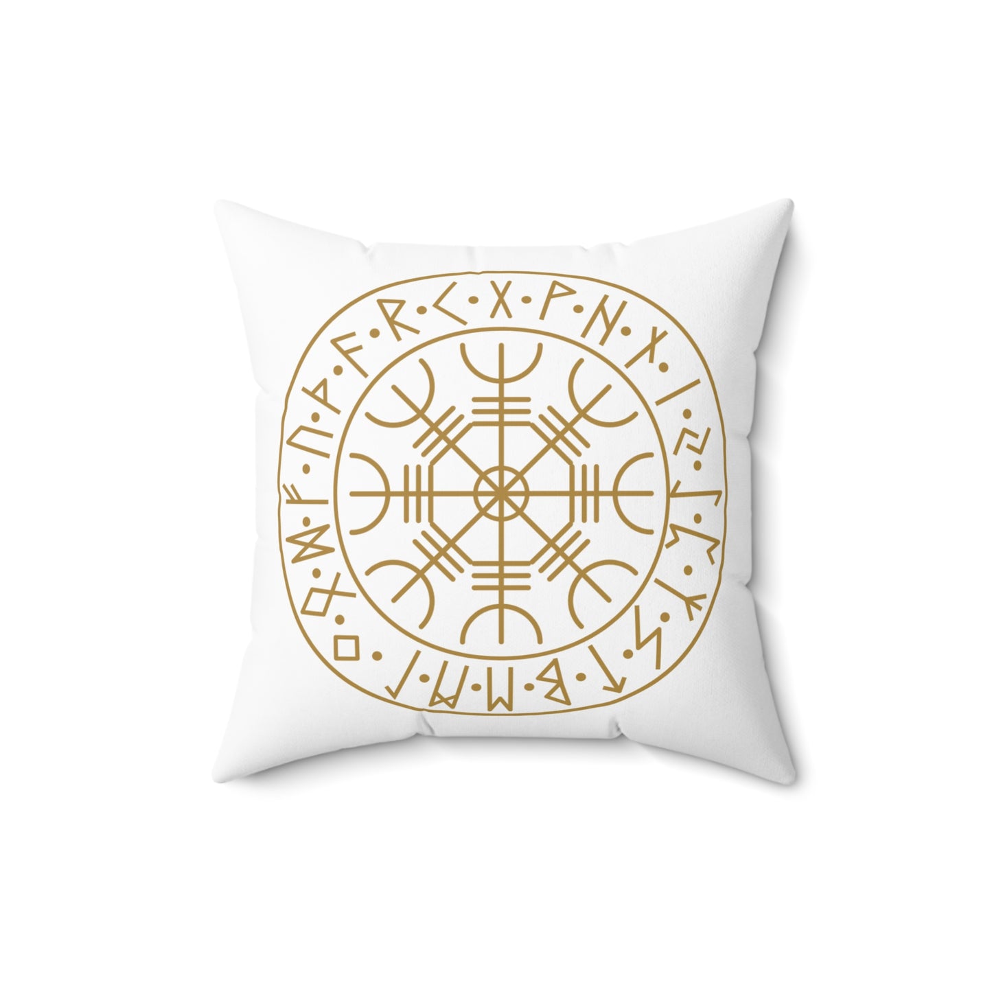 Vegvisir Compass Pillow | Norse Rune Compass Decorative Pillow
