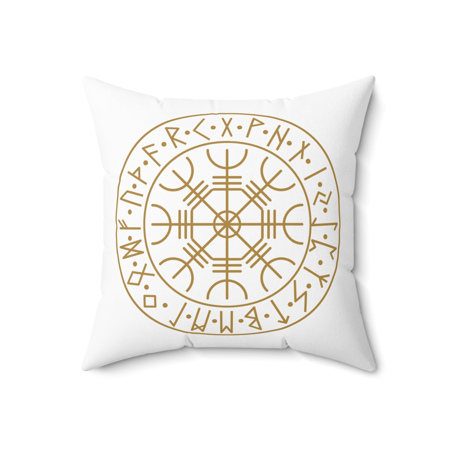 Vegvisir Compass Pillow | Norse Rune Compass Decorative Pillow