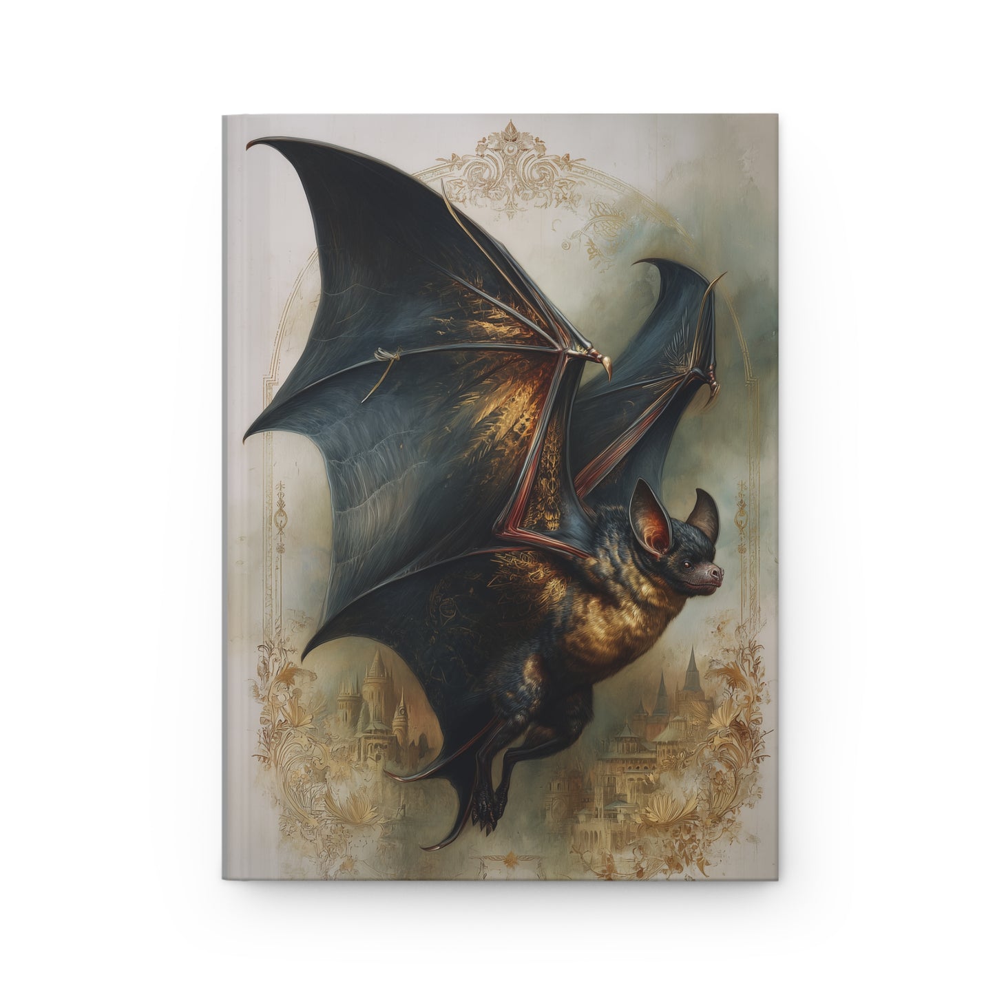 Chiroptera Diary Field Notes, Mind Research Notebook, Bat Lover Gift, Goth Planner, Dark Academia Diary, Perforated Pages Notes