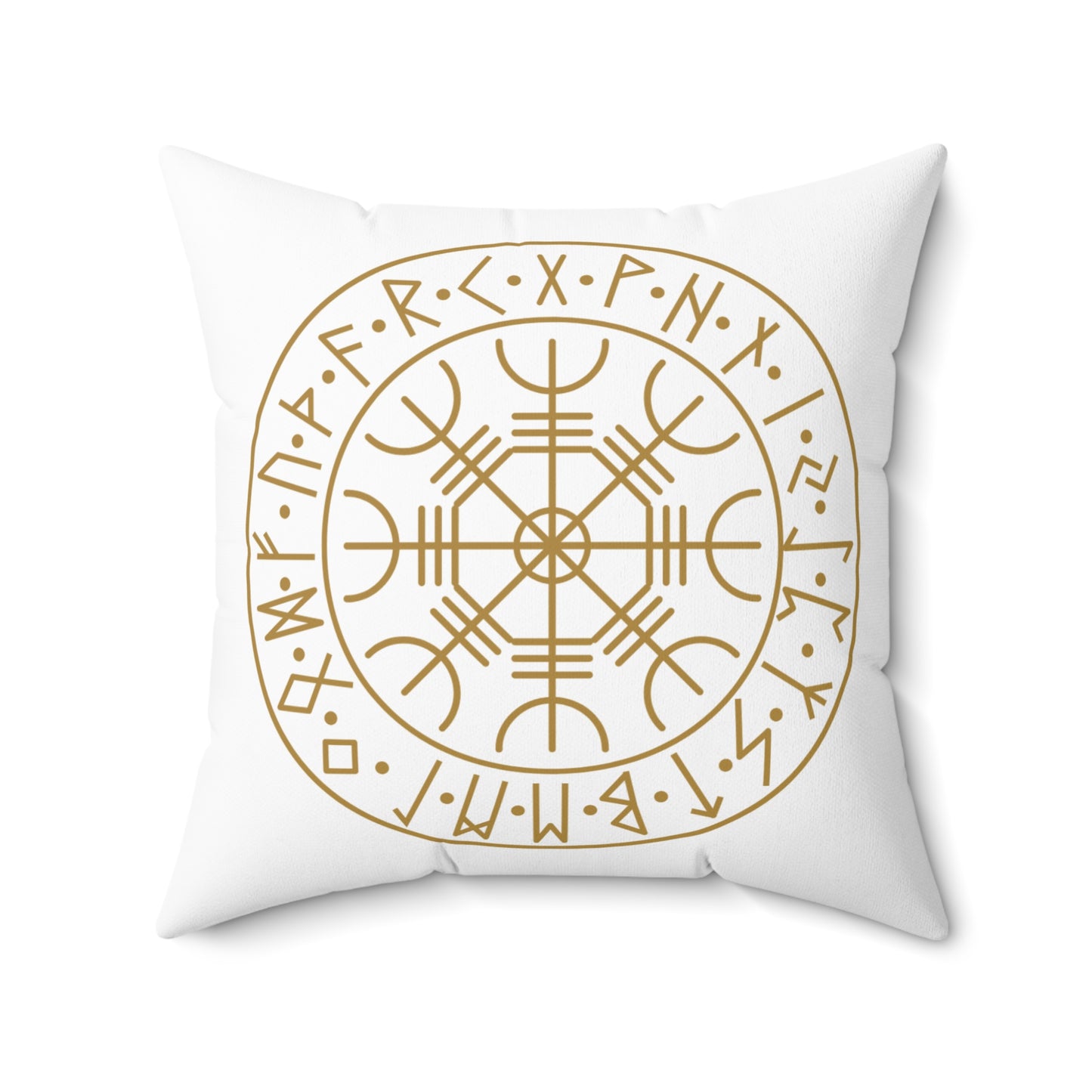 Vegvisir Compass Pillow | Norse Rune Compass Decorative Pillow