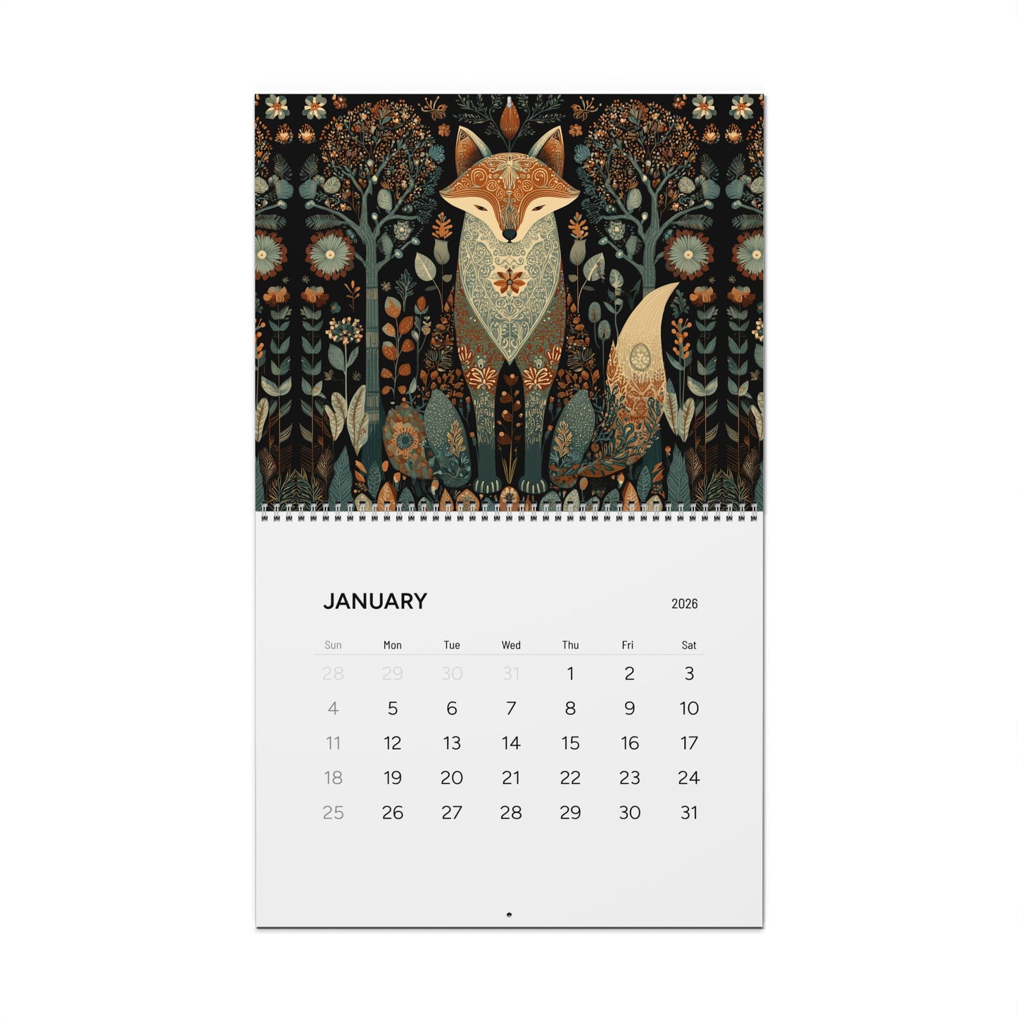 Mystic Wildlife Wall Calendars (2026)