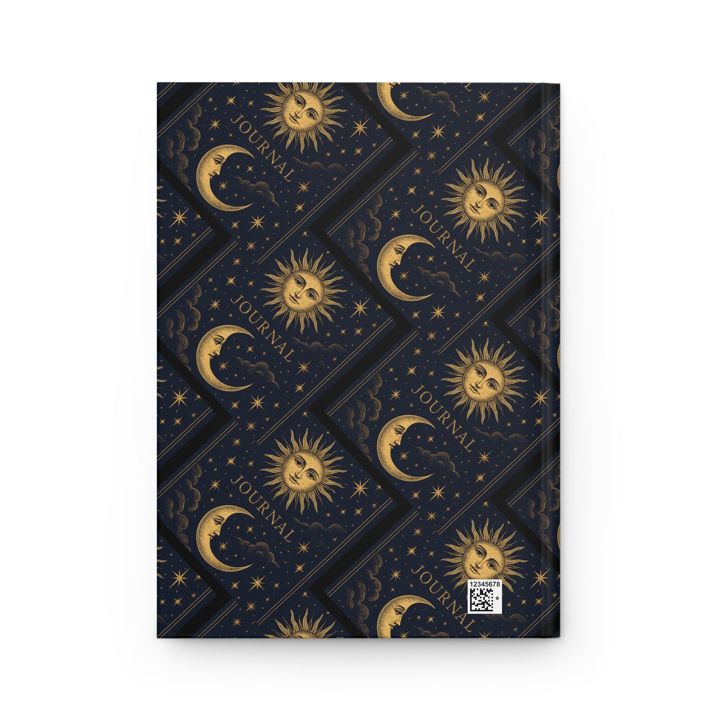 Celestial Hardcover Journal, Moon and Sun Design, Gift for Writers, Boho Journal for Anyone Astrology Art [...]