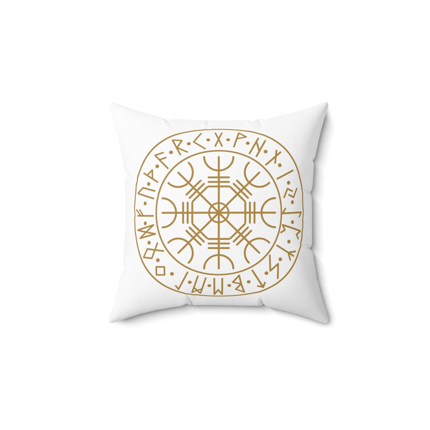 Vegvisir Compass Pillow | Norse Rune Compass Decorative Pillow