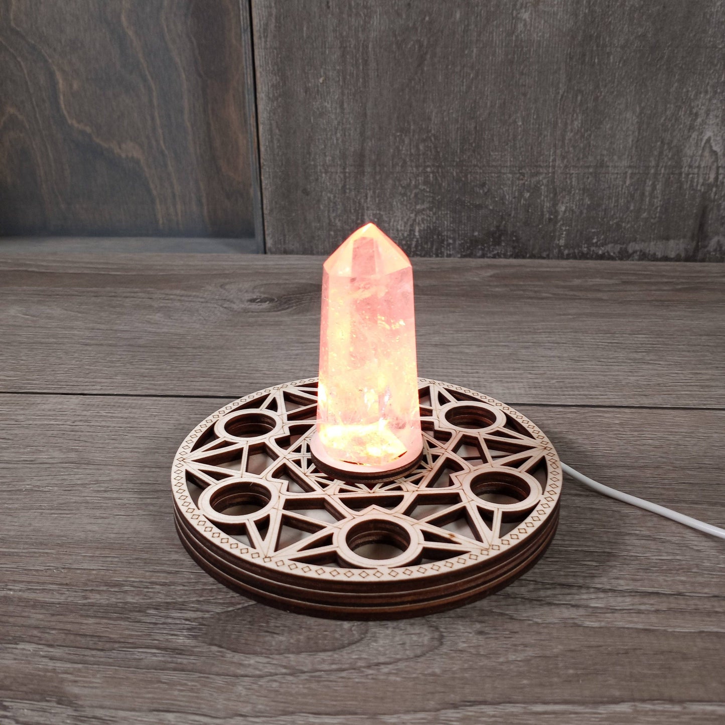 Keystone Crystals - LED Crystal Display Light Stand – Wholesale for Retailers