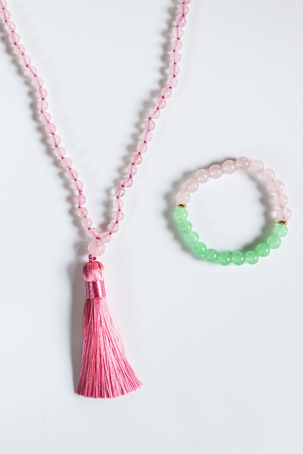 Love Mala- Rose Quartz-1