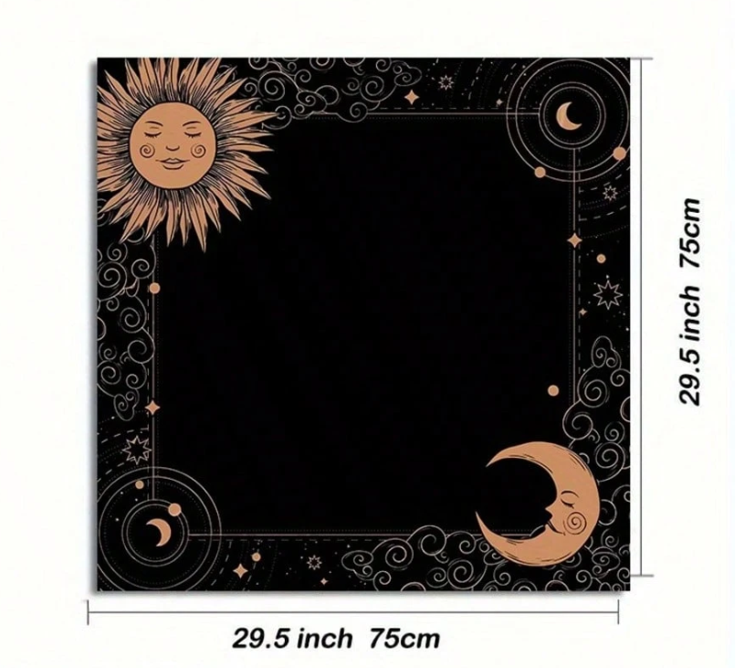 Funky Aura Boutique - Sun and Moon Tapestry/Altar/Tarot Cloth