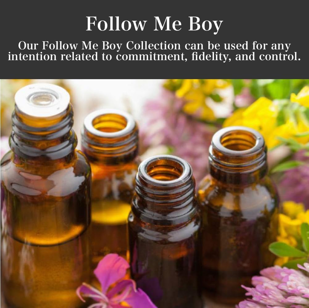 Follow Me Boy Oil Art of the Root | Herbs & Essential Oils | Conjure, Wiccan, Hoodoo, Pagan & Magick Intentions| Fidelity, Love, Passion & Commitment Rituals