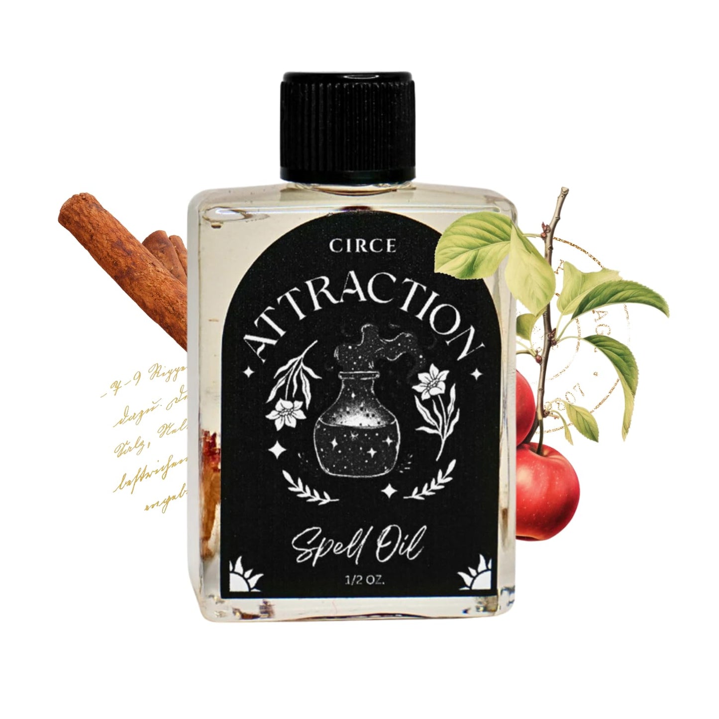 CIRCE Evil Eye Protection Spell Oil - Energy Protection & Defensive Layer - Add to Bath, Use in Rituals, Wear as Fragrance to Align w/Desires- Coconut Oil, Rosemary, Rue, and Hyssop. - 1/2oz