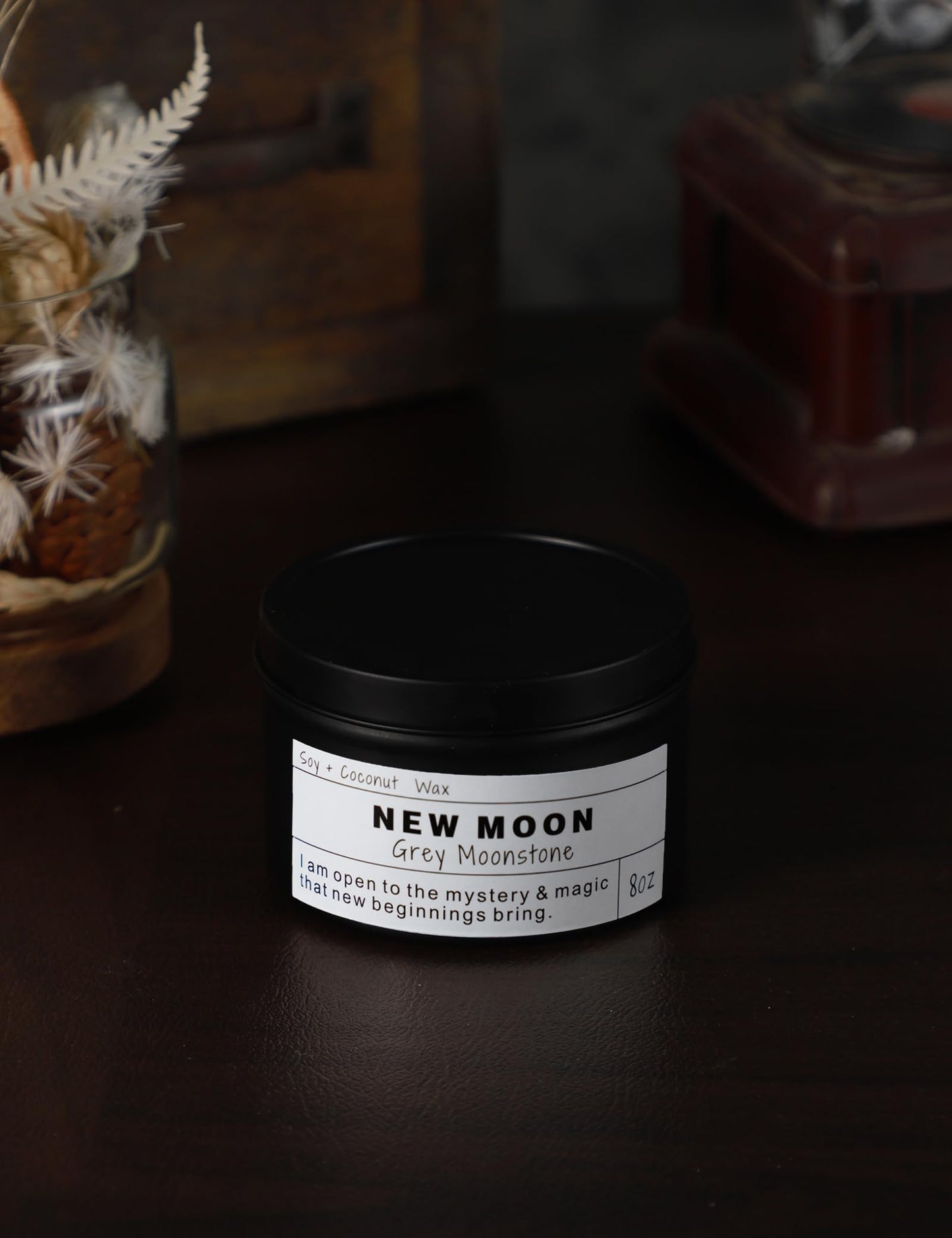Magnetic AS F*CK Detachment Grounding Quartz Obsidian Protection Magic Attraction Manifestation Crystal Self Love Ritual Meditation Hande Made Chakra Candle(8oz).