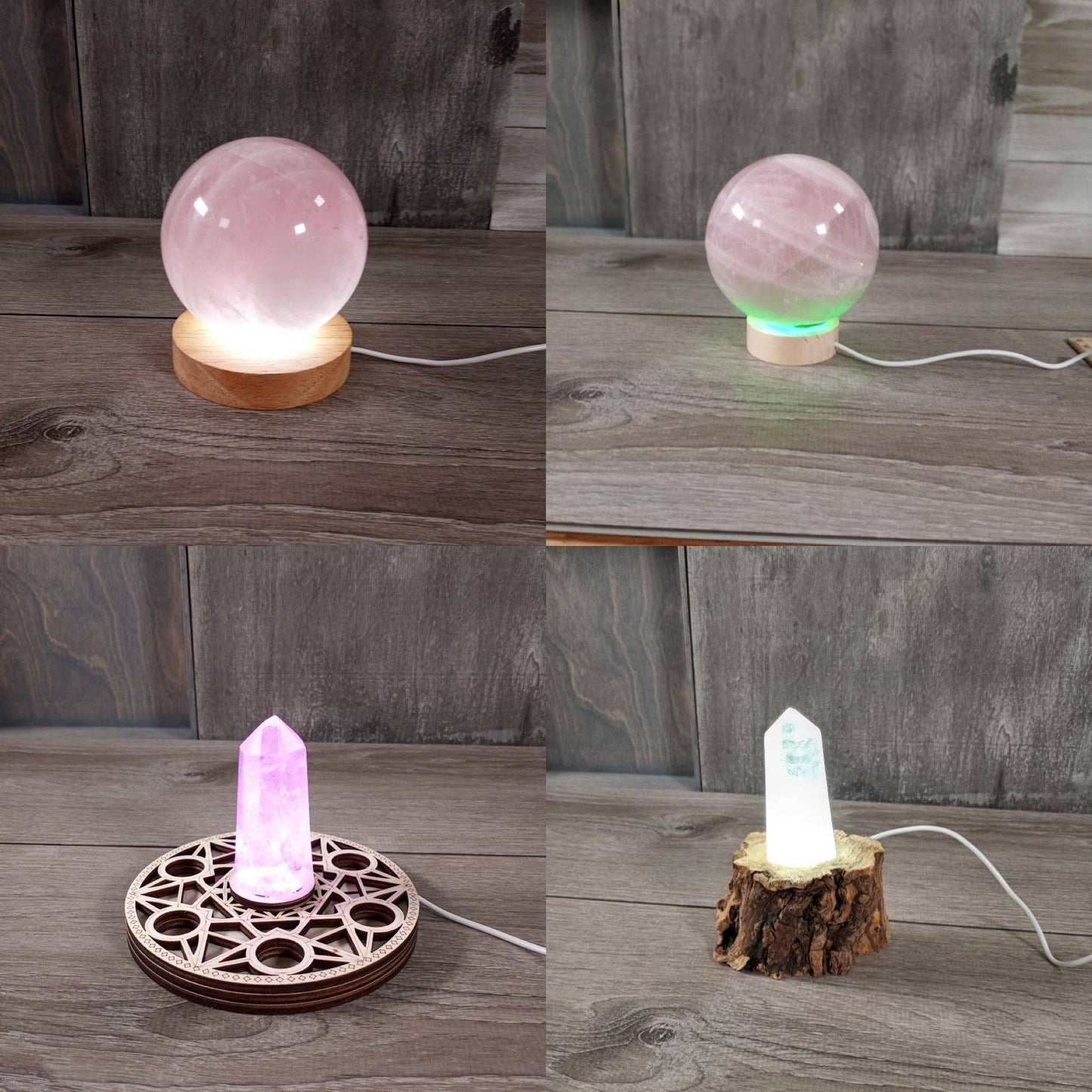 Keystone Crystals - LED Crystal Display Light Stand – Wholesale for Retailers