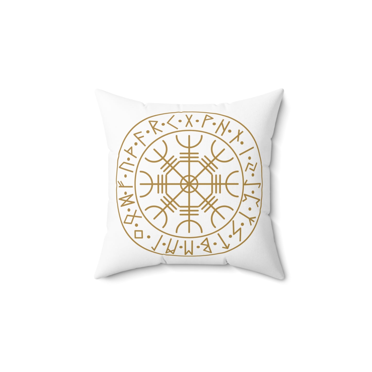 Vegvisir Compass Pillow | Norse Rune Compass Decorative Pillow