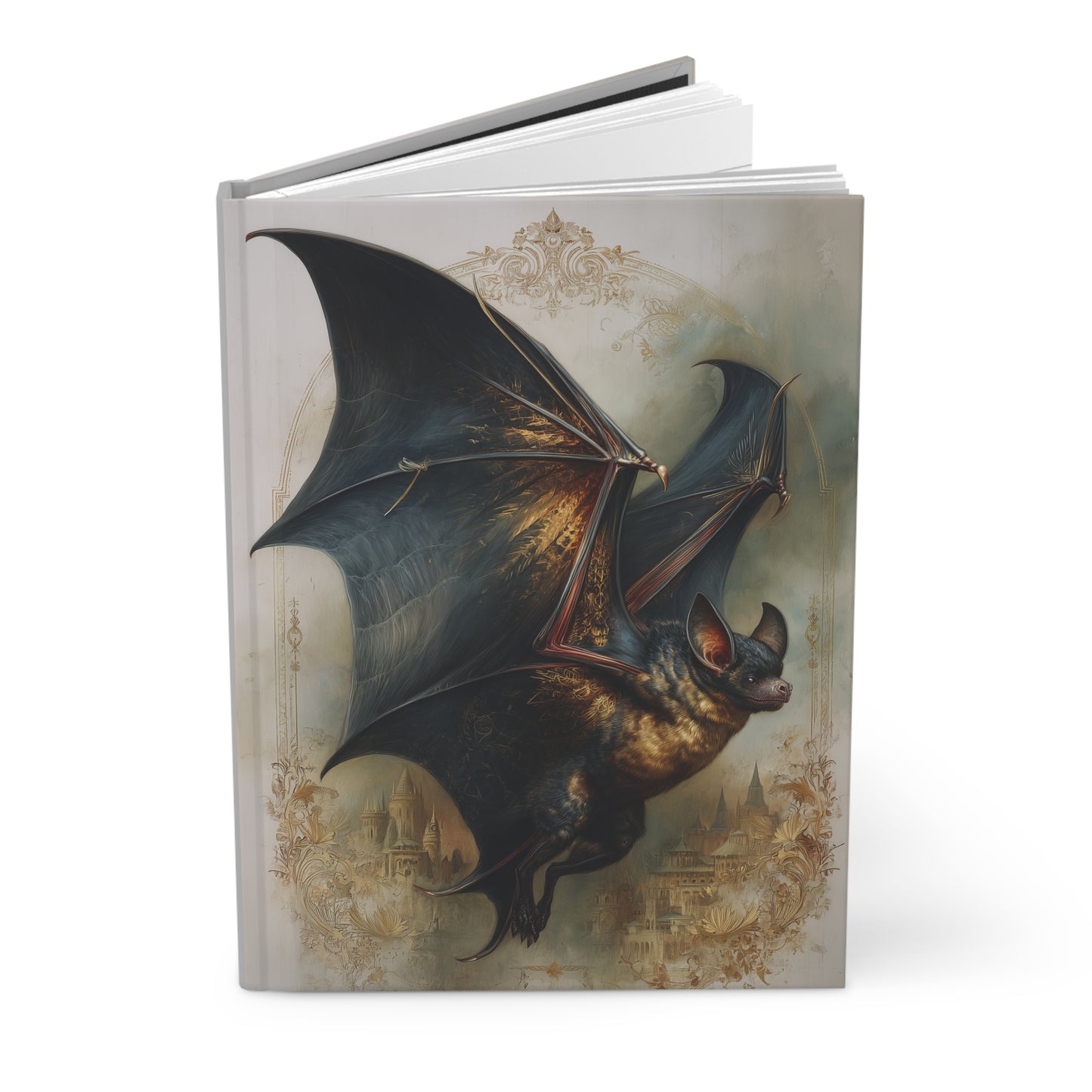 Chiroptera Diary Field Notes, Mind Research Notebook, Bat Lover Gift, Goth Planner, Dark Academia Diary, Perforated Pages Notes