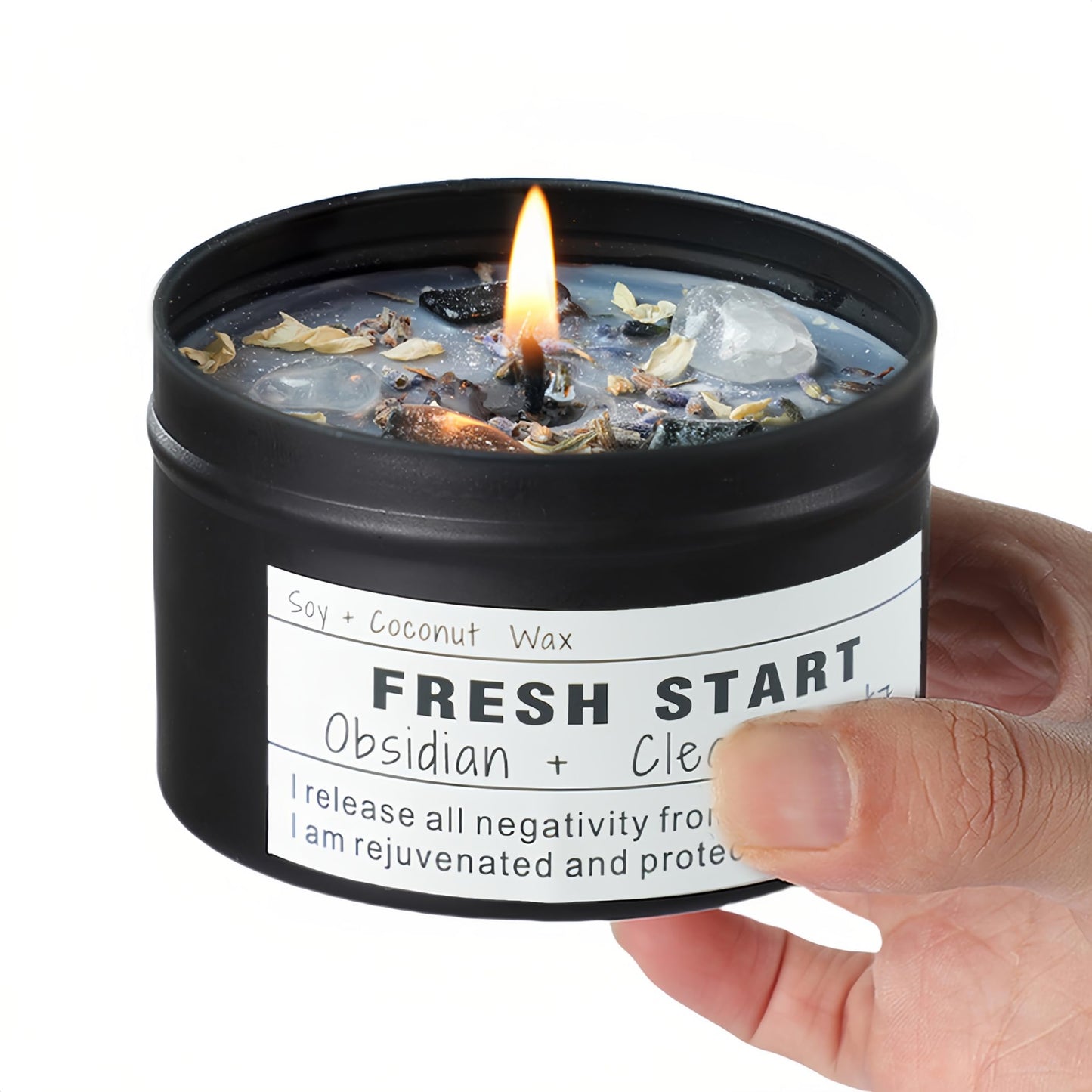 Healing Candles, Manifestation Magical Candles, Energy, Chakras, Law of Attraction, Gifts to Empower Women, Birthday Graduation Gifts, Emotional Support. (Trust The Universe)