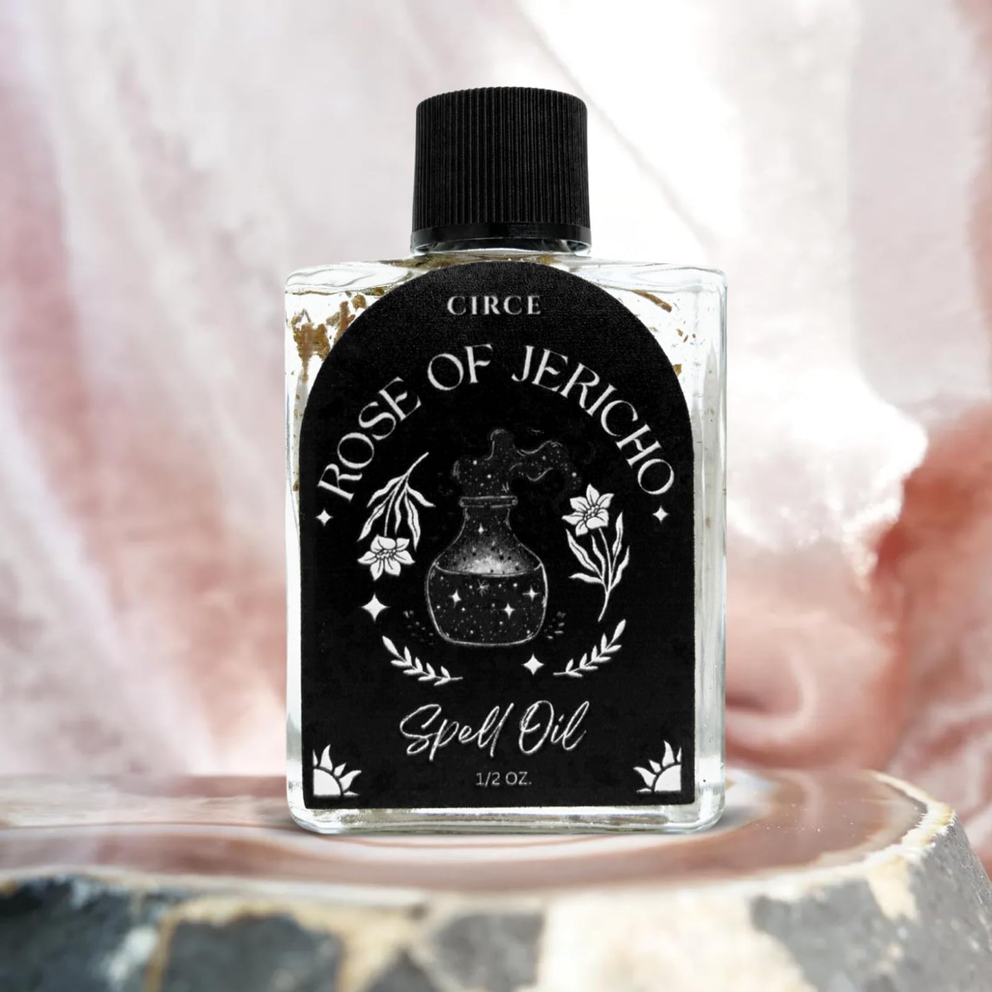 CIRCE Evil Eye Protection Spell Oil - Energy Protection & Defensive Layer - Add to Bath, Use in Rituals, Wear as Fragrance to Align w/Desires- Coconut Oil, Rosemary, Rue, and Hyssop. - 1/2oz