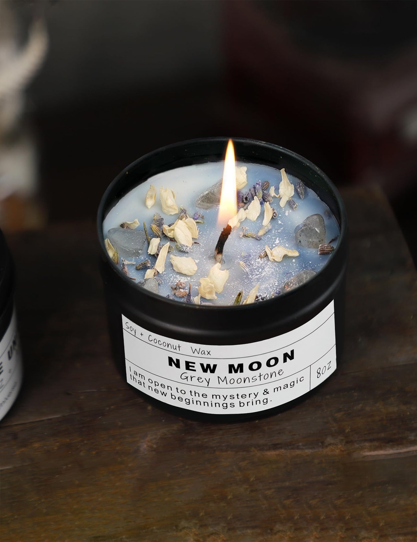 Magnetic AS F*CK Detachment Grounding Quartz Obsidian Protection Magic Attraction Manifestation Crystal Self Love Ritual Meditation Hande Made Chakra Candle(8oz).