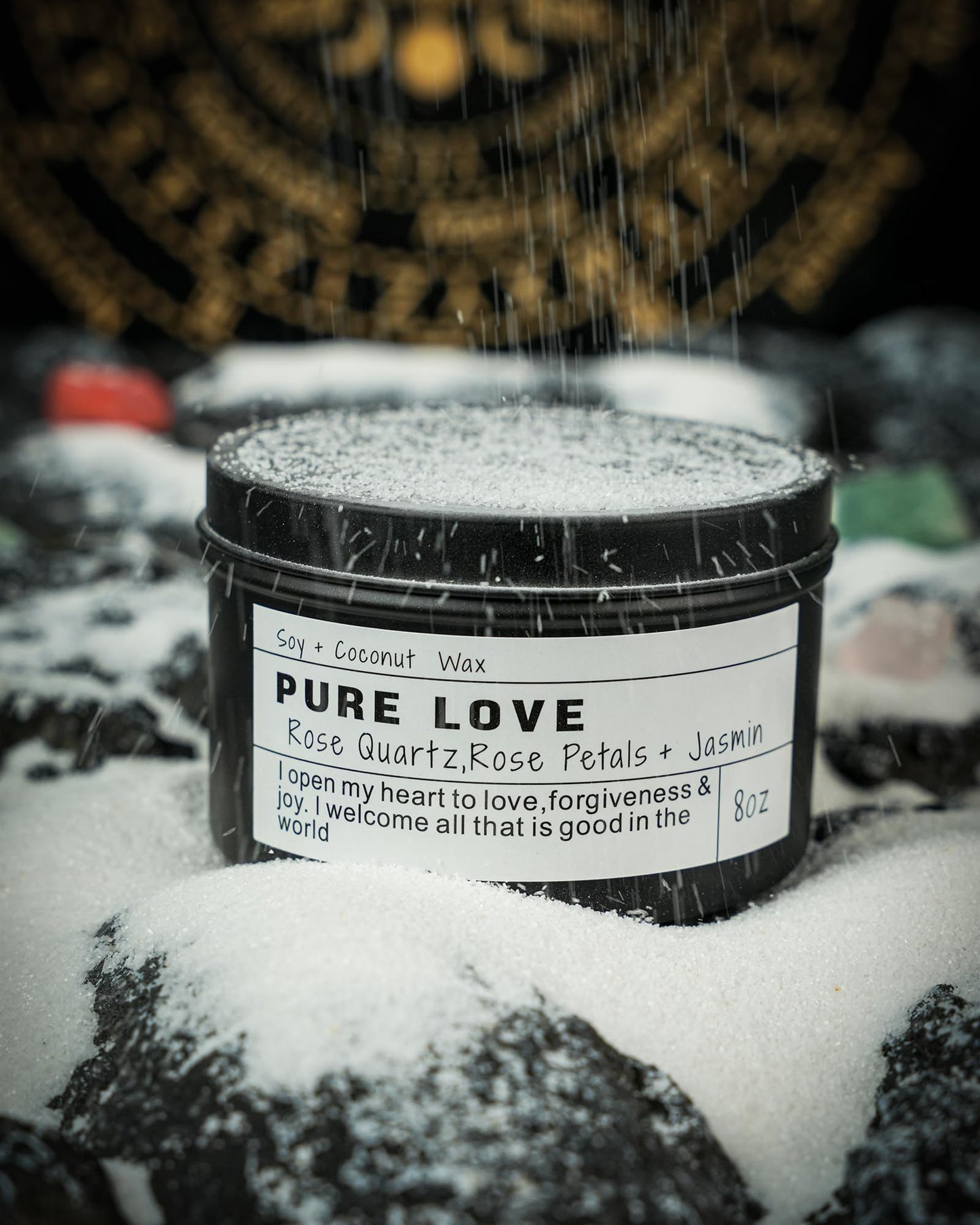 Healing Candles, Manifestation Magical Candles, Energy, Chakras, Law of Attraction, Gifts to Empower Women, Birthday Graduation Gifts, Emotional Support. (Trust The Universe)