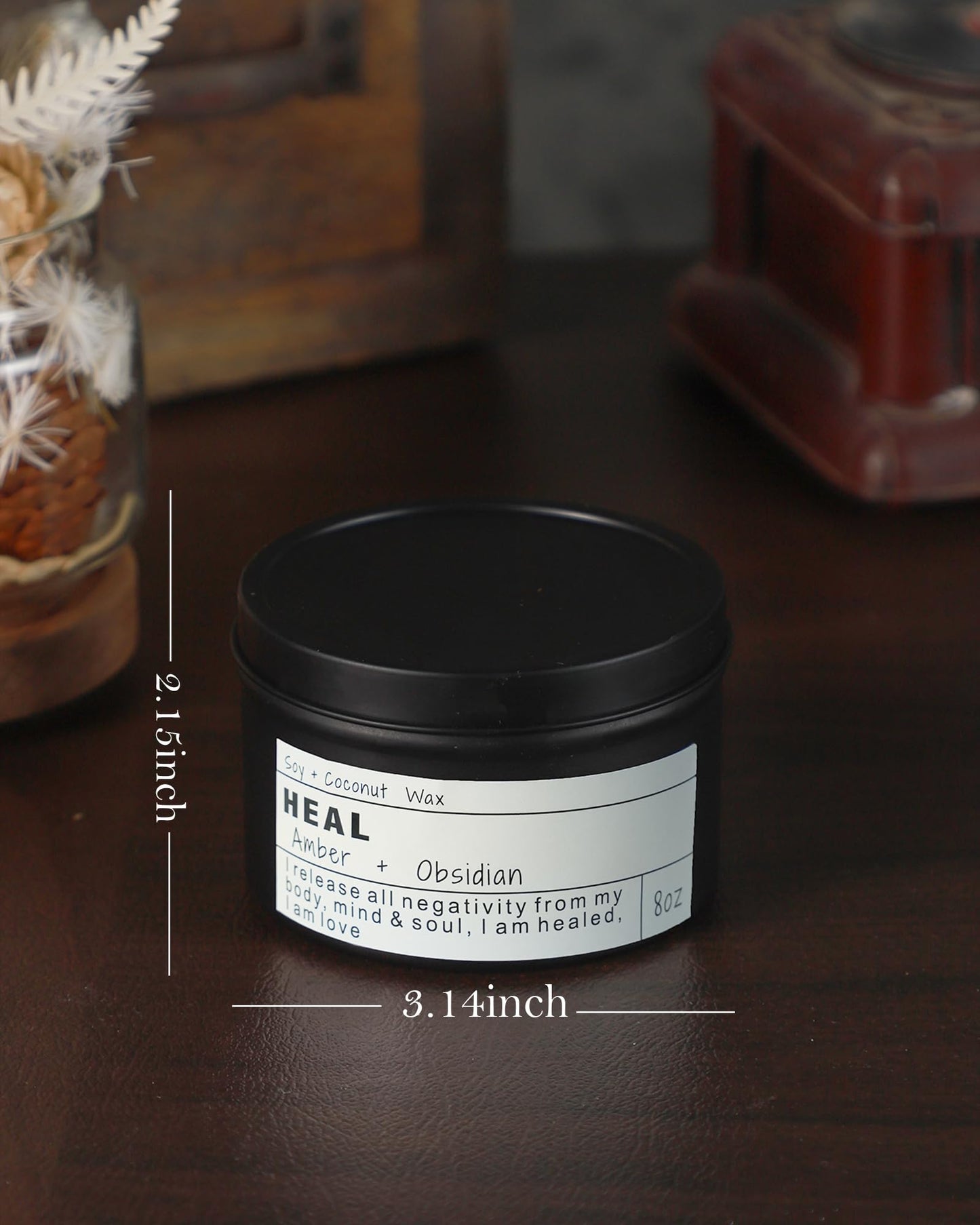 Healing Candles, Manifestation Magical Candles, Energy, Chakras, Law of Attraction, Gifts to Empower Women, Birthday Graduation Gifts, Emotional Support. (Trust The Universe)