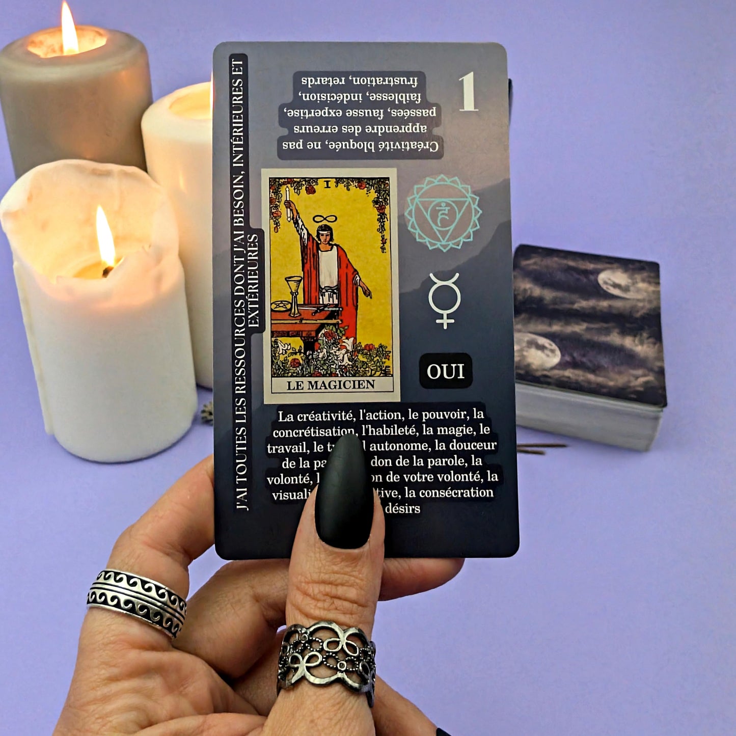 Witchy Cauldron Tarot Cards for Beginners with Meanings on Each Card — 78 Card Learning Tarot Deck with Guidebook, Reversed Meanings, Chakra, Zodiac & Planetary Symbols | Rider-Waite Style (English)