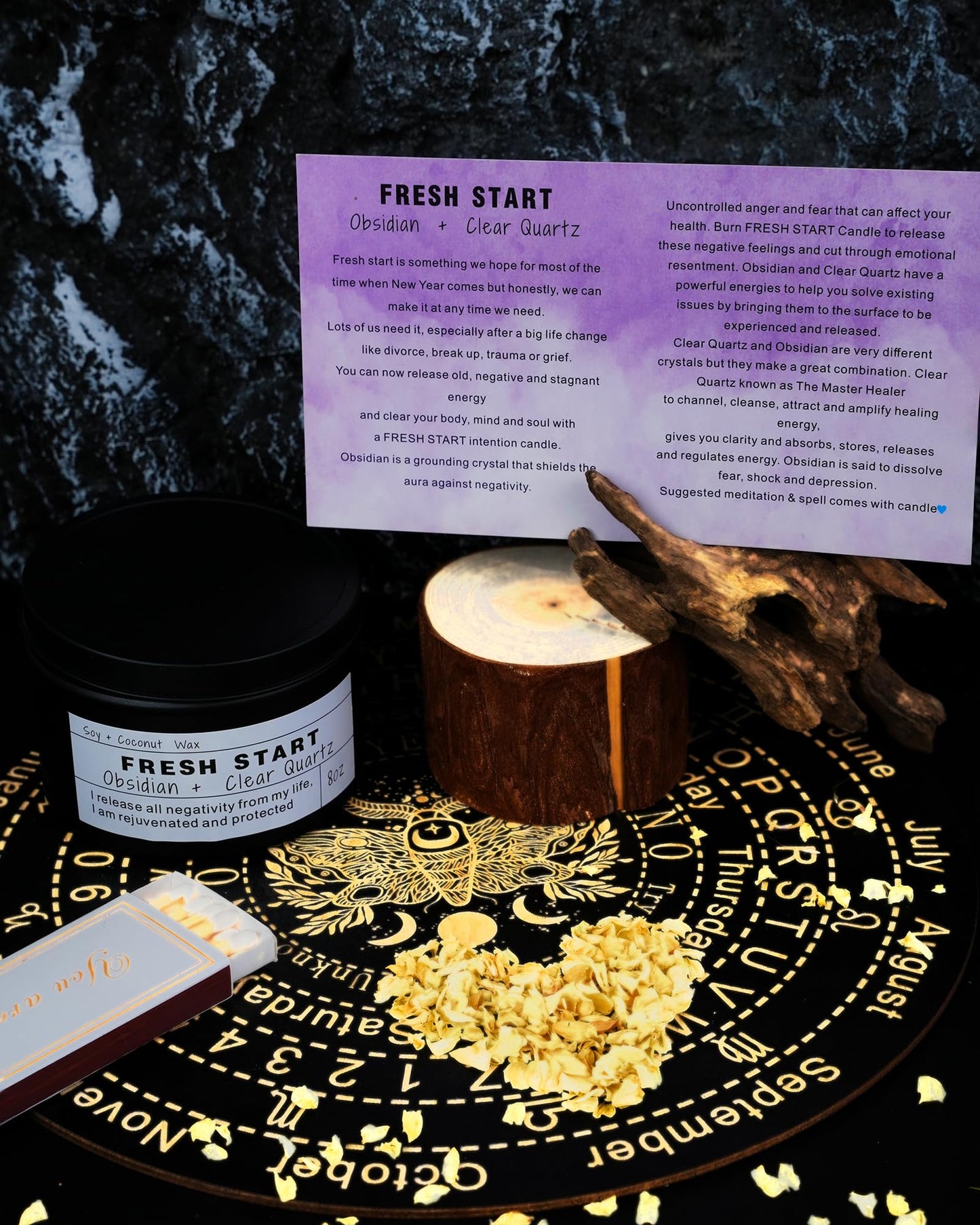Healing Candles, Manifestation Magical Candles, Energy, Chakras, Law of Attraction, Gifts to Empower Women, Birthday Graduation Gifts, Emotional Support. (Trust The Universe)