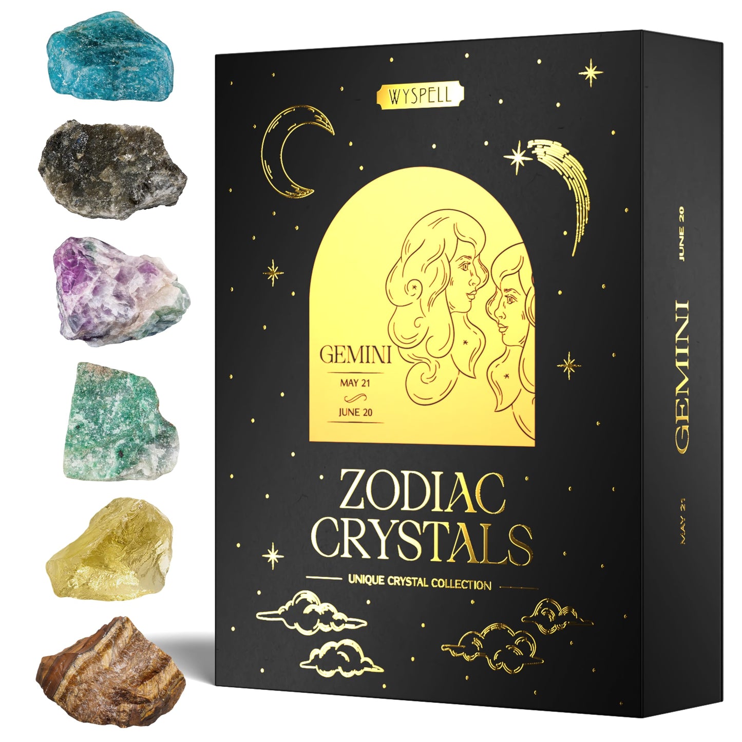 Bulk Crystals and Healing Stones 50 PCS - Real Mini Crystals for Spell Jars - Crystals for Witchcraft - Crystal Sets for Witchcraft Supplies - Real Crystal Witch Healing Crystals for Beginners Set