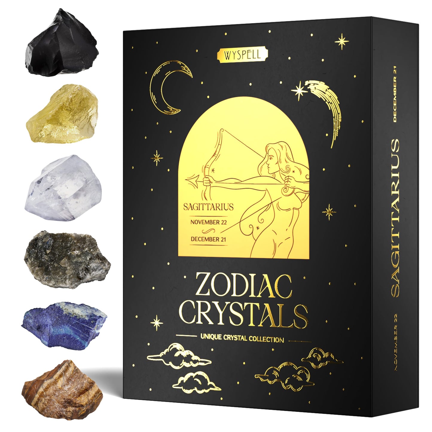 Bulk Crystals and Healing Stones 50 PCS - Real Mini Crystals for Spell Jars - Crystals for Witchcraft - Crystal Sets for Witchcraft Supplies - Real Crystal Witch Healing Crystals for Beginners Set