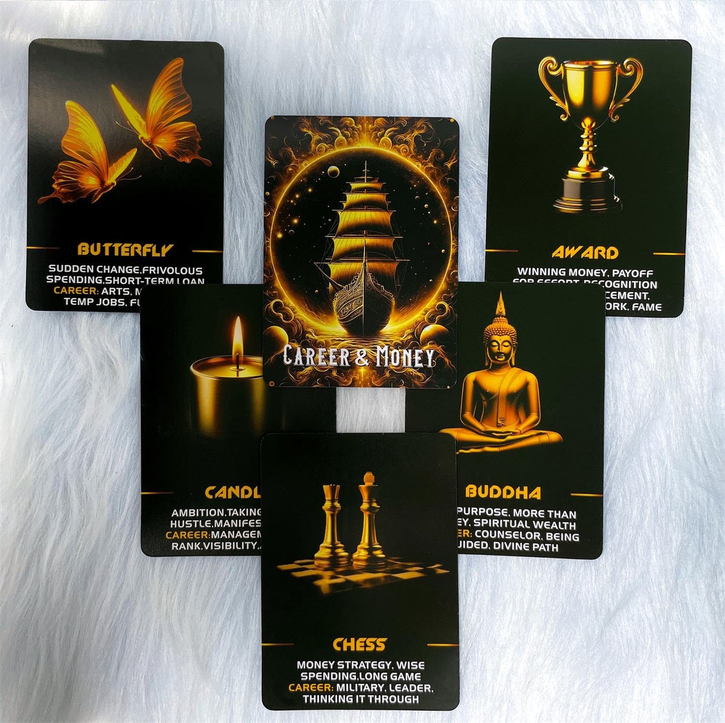 Crystal Wisdom Plant Oracle Cards, Oracle Cards for Beginners, 44 Oracle Card Deck, and Witchcraft Divination Card are Designed to Inspire and Guide (3.42“ × 4.72")