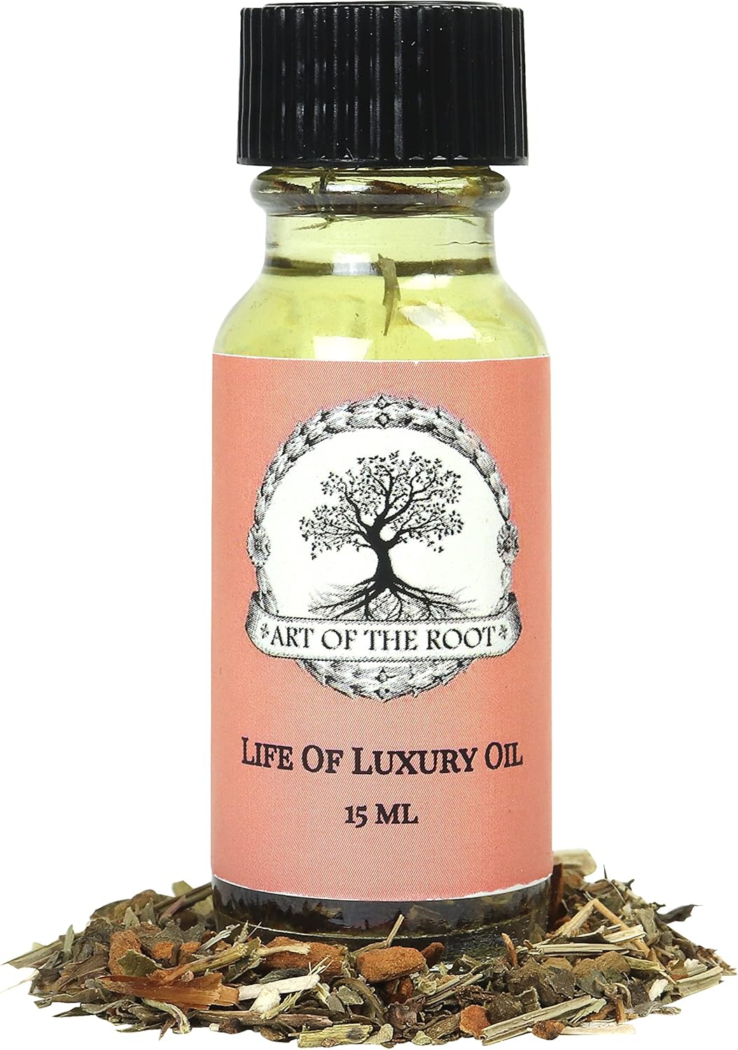 Life of Luxury Oil by Art of the Root | Handmade with Herbs & Essential Oils | Wiccan, Conjure, Pagan & Magick Intentions | Wealth, Riches, Money, & Prosperity Rituals