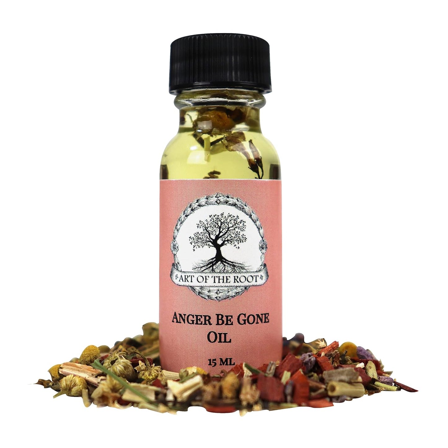 Anger Be Gone Oil by Art of the Root | Handmade with Herbs & Essential Oils | Spirituality, Wiccan, Pagan & Magick | Relationships, Tension & Calming
