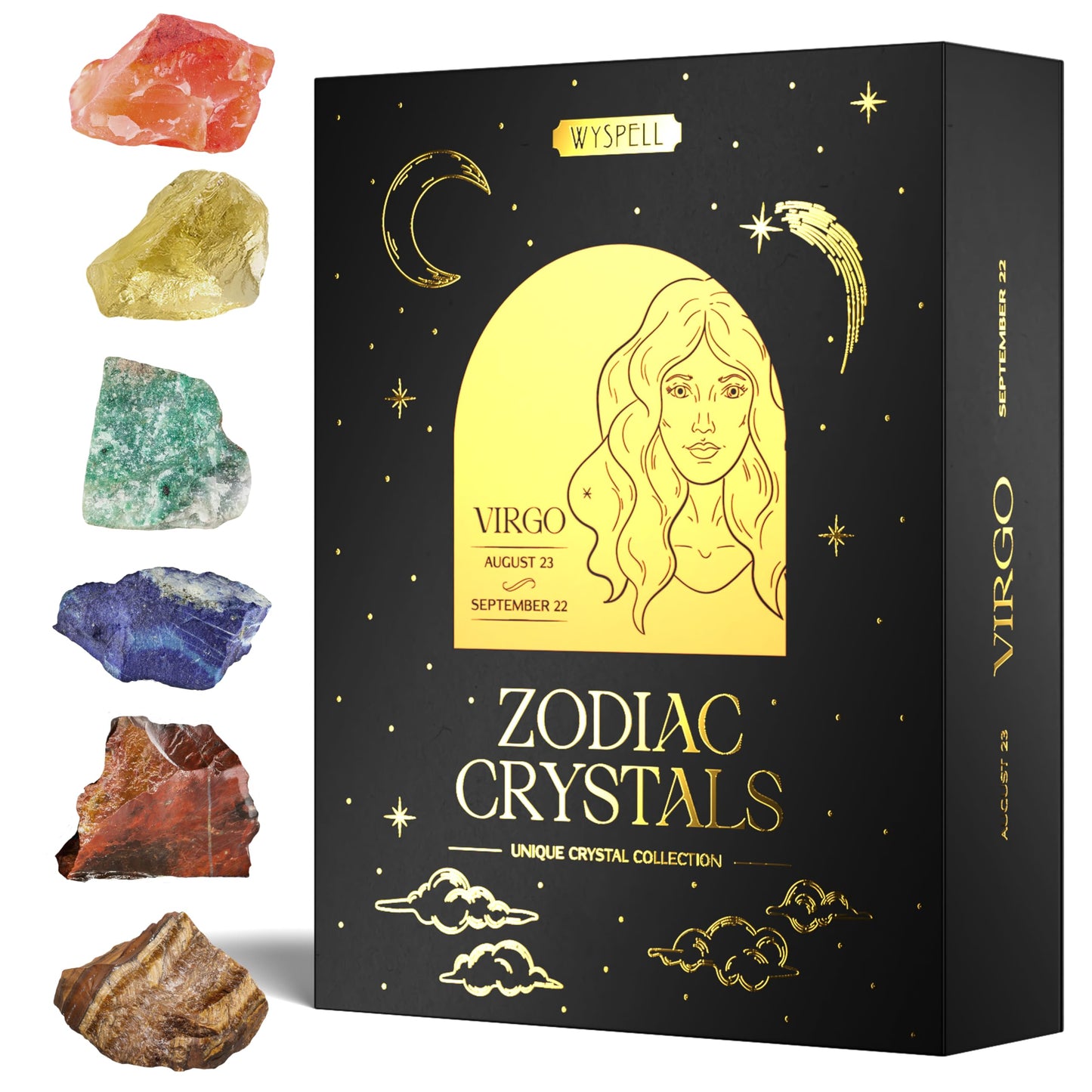 Bulk Crystals and Healing Stones 50 PCS - Real Mini Crystals for Spell Jars - Crystals for Witchcraft - Crystal Sets for Witchcraft Supplies - Real Crystal Witch Healing Crystals for Beginners Set