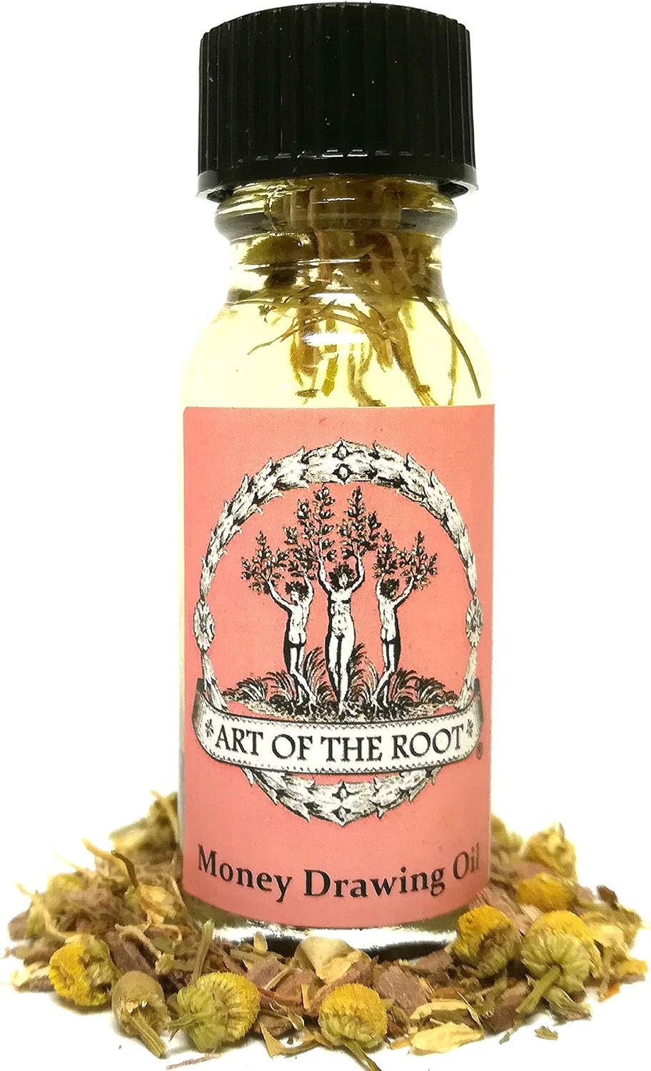 Art of the Root Money Drawing Oil - Handmade with Herbs & Essential Oils for Wealth, Prosperity, Success & Abundance Rituals