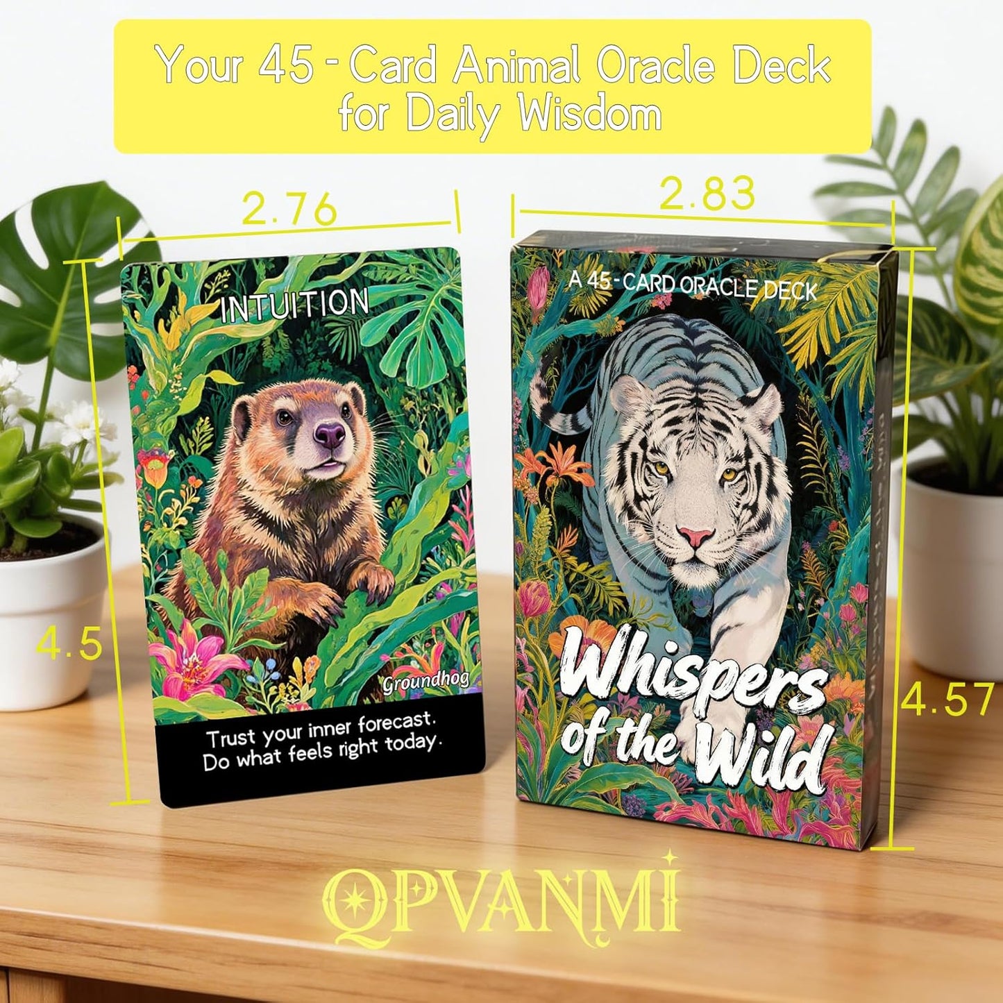 Whispers of the Wild: 45 Animal Spirit Oracle Cards for Intuitive Guidance – Connect with Your Inner Wisdom, Daily Practice for Clarity and Personal Growth