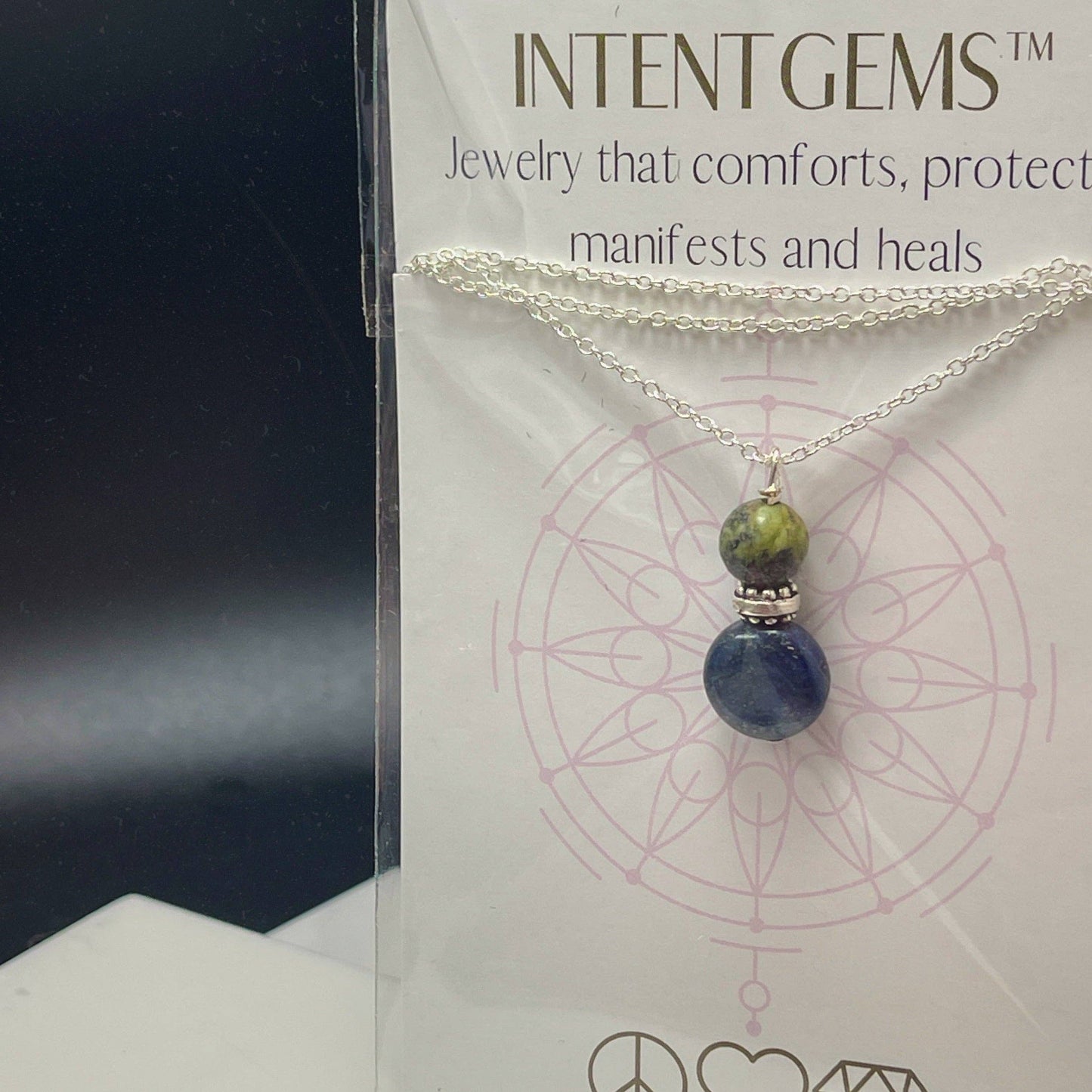 Peace Love Bling - Lapis and Turquoise Necklace for Change and Positive Transformation