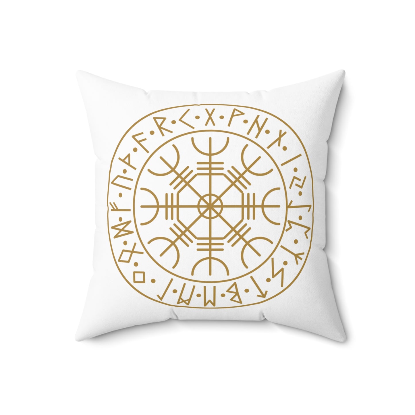 Vegvisir Compass Pillow | Norse Rune Compass Decorative Pillow