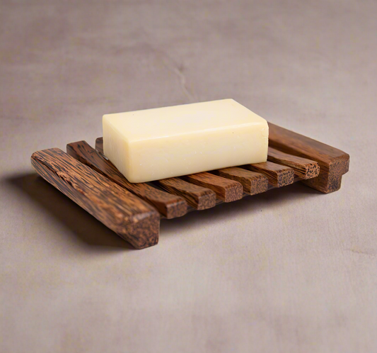 Coconut Wooden Soap Dish (soap sold separately)