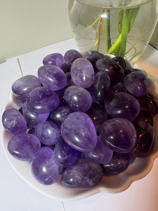 Amethyst Tumbled Stone (1 kg pack)
