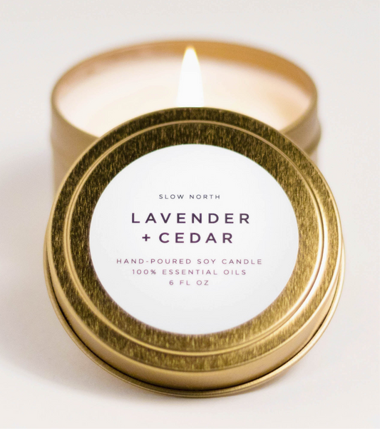 Botanical Candle Lavender + Cedar