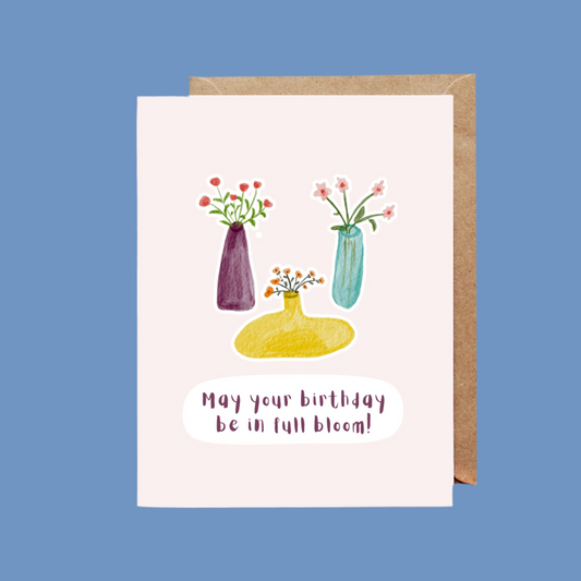 Blossoming Birthday Card