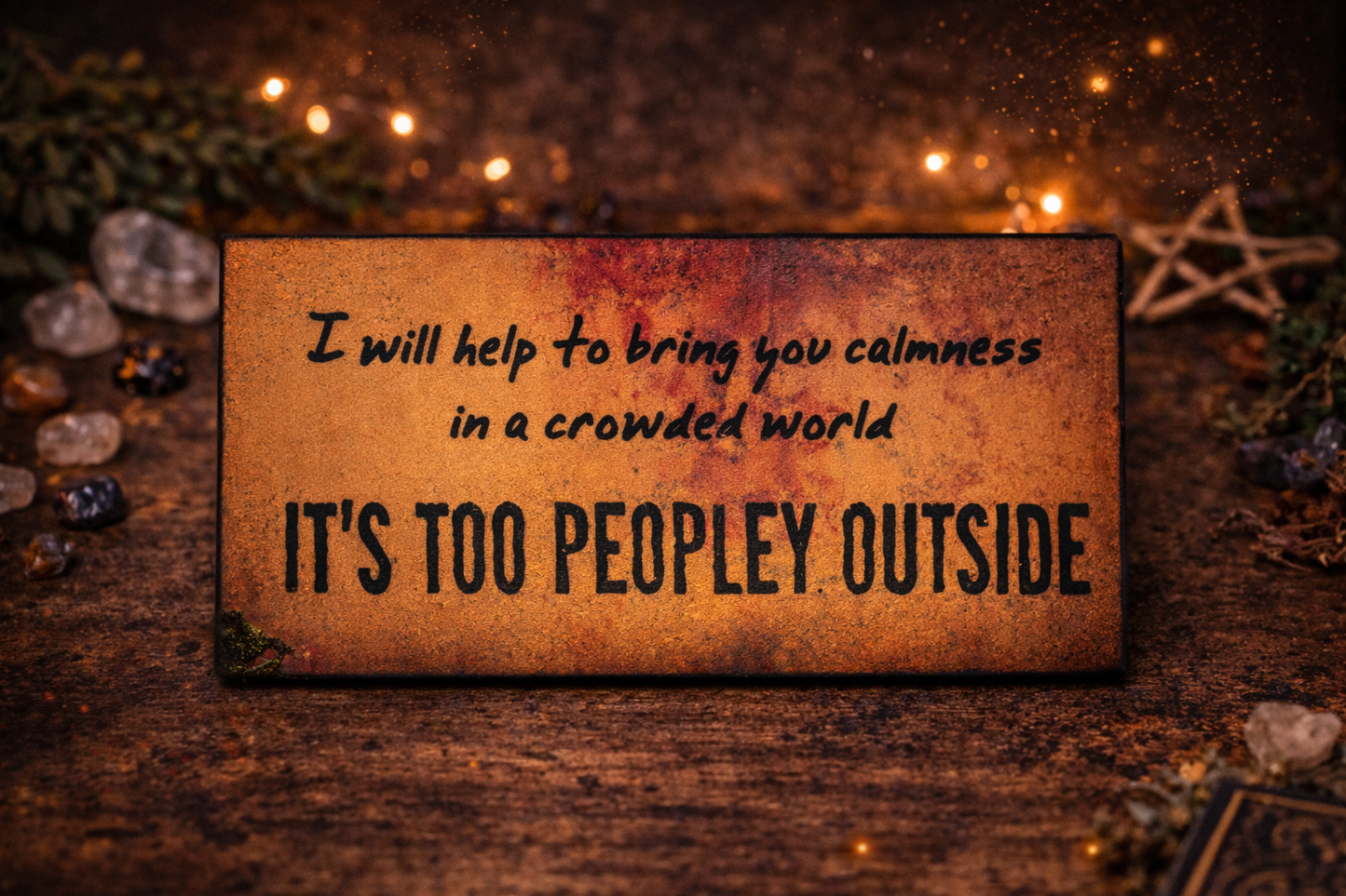 It's Too Peopley Outside - Watchover Voodoo Dolls - Keychain