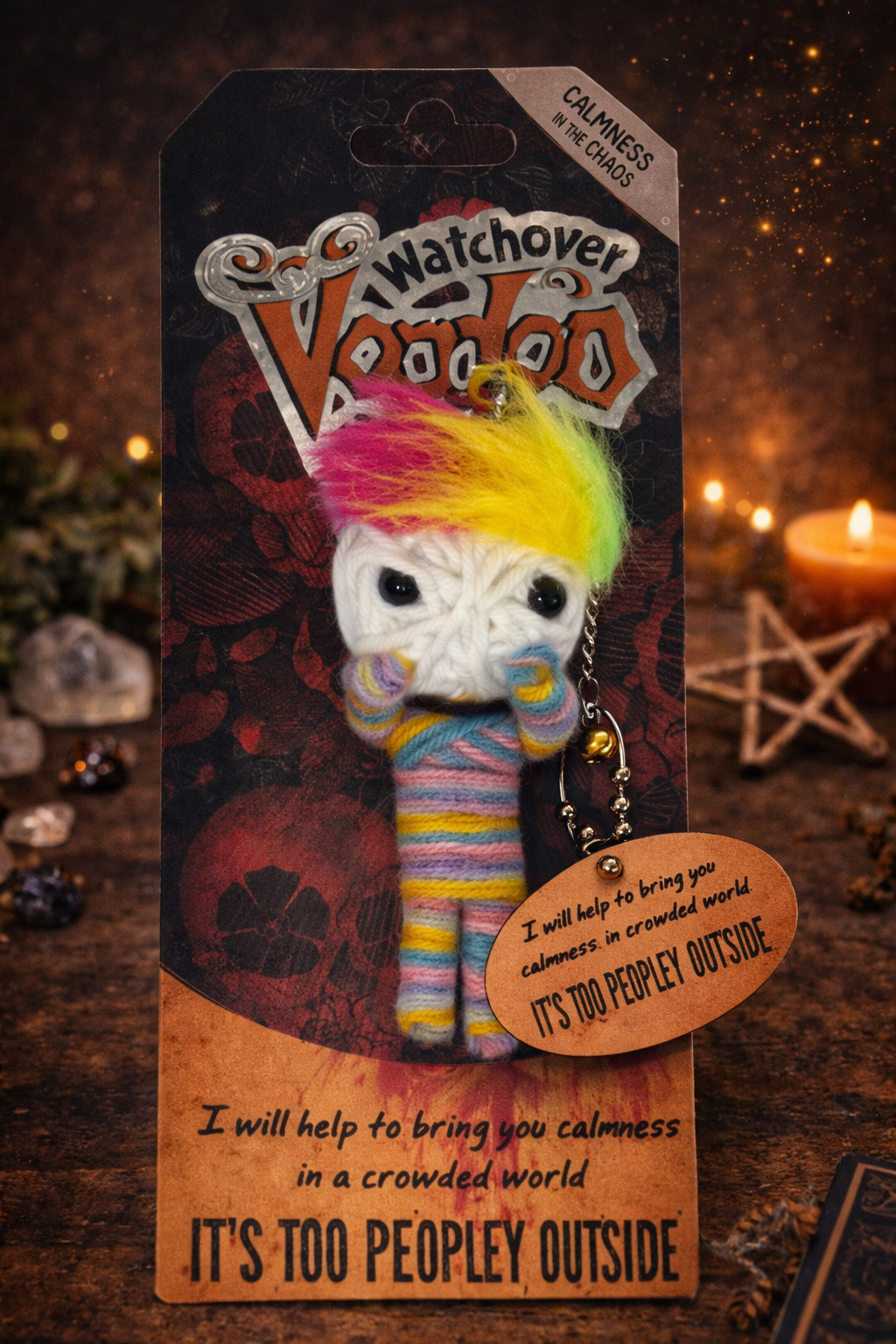 It's Too Peopley Outside - Watchover Voodoo Dolls - Keychain