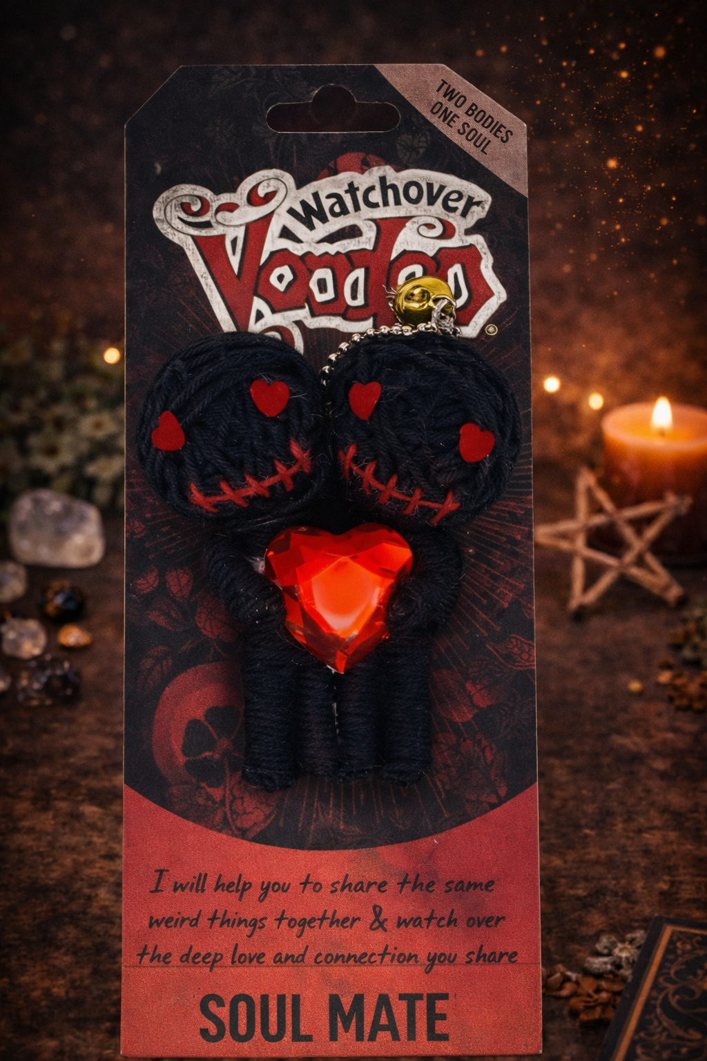 Soul Mate - Watch over Voodoo Dolls - Keychain